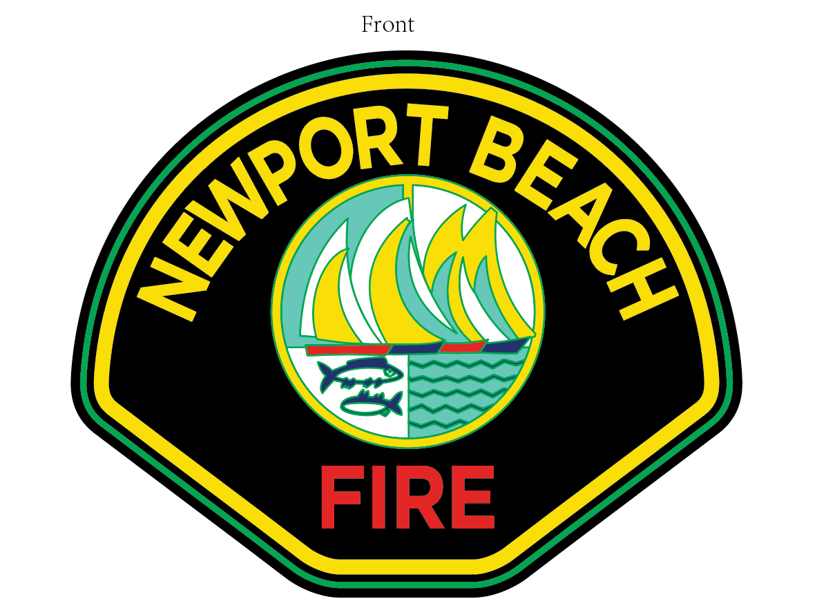 Newport Beach Fire PVC Patch