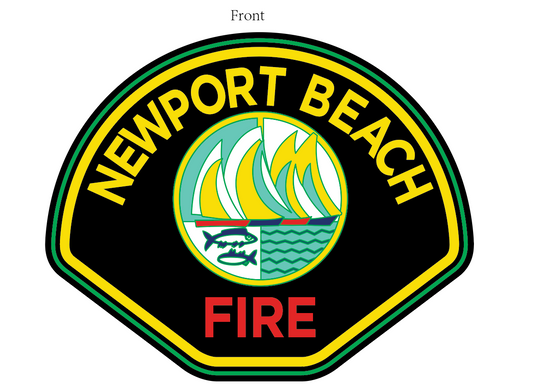 Newport Beach Fire PVC Patch