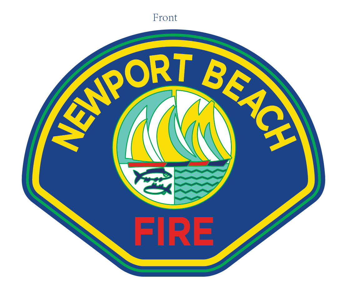 Newport Beach Fire PVC Patch