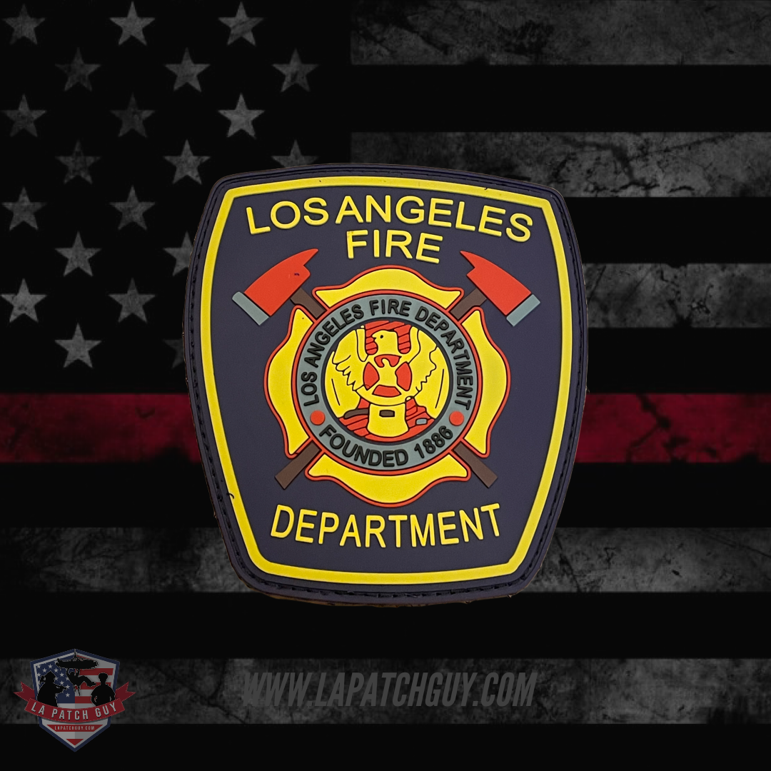 LAFD Standard Navy PVC Patch