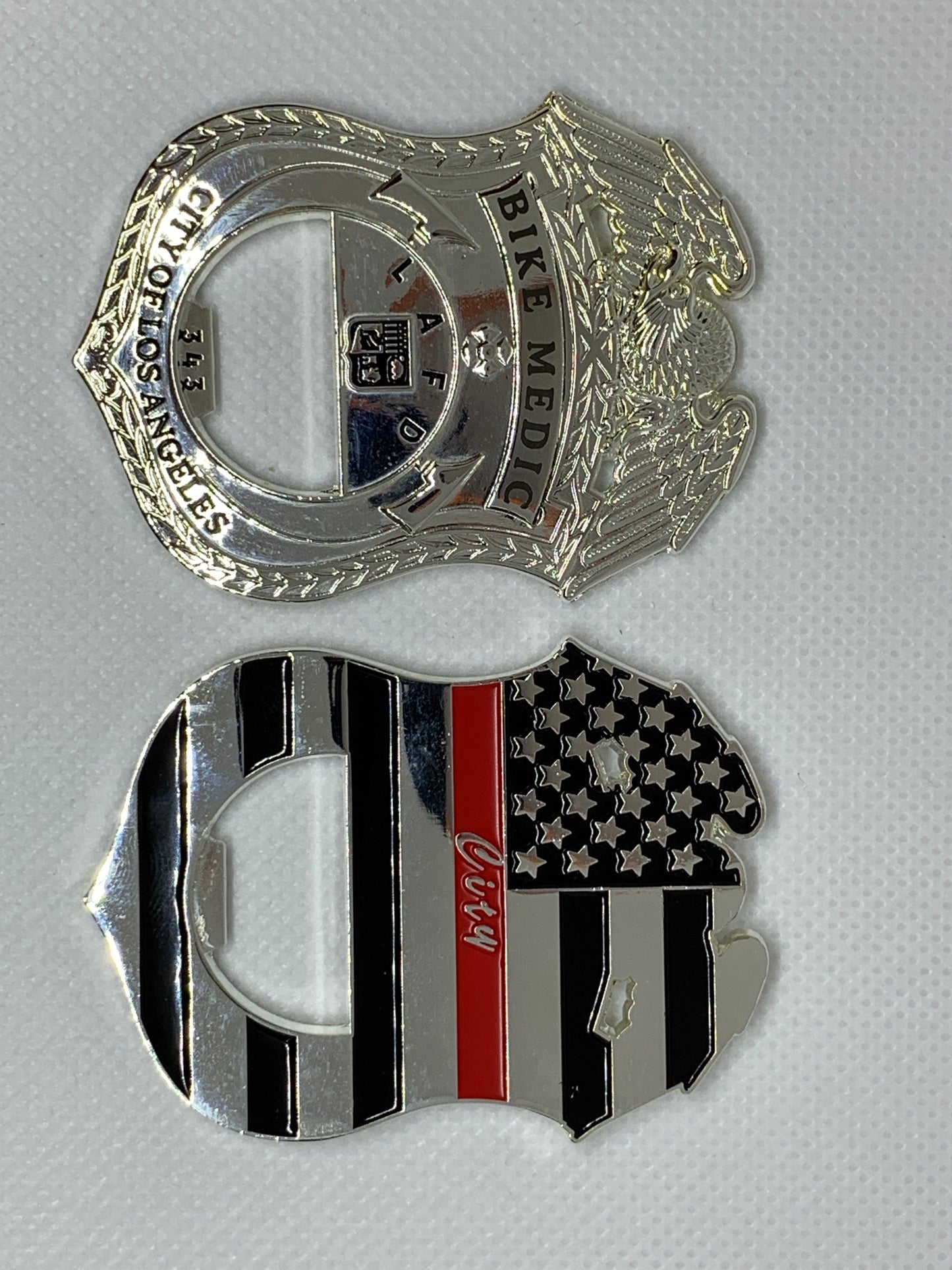 LAFD Badge Bottle Opener