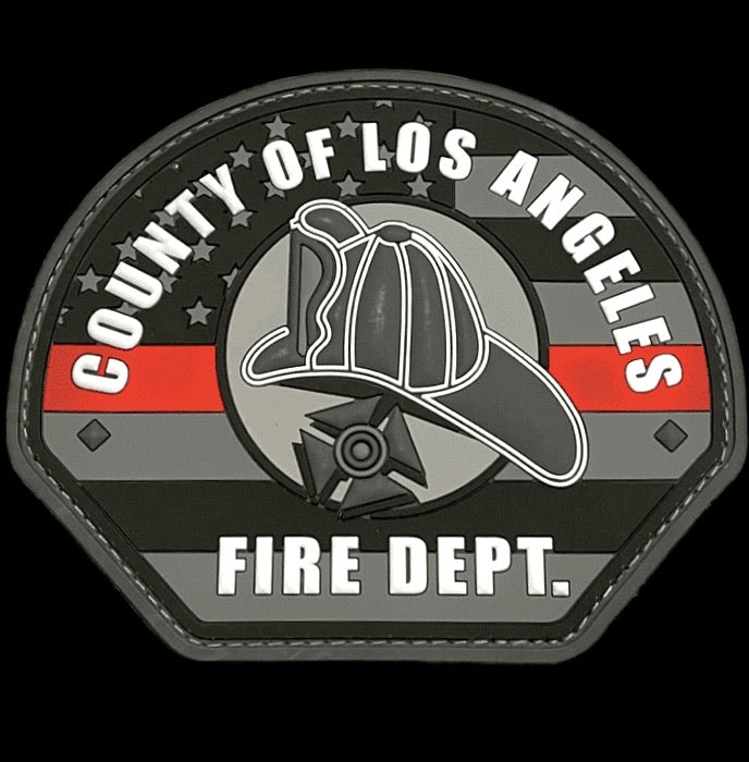 LACoFD Thin Red Line PVC Patch