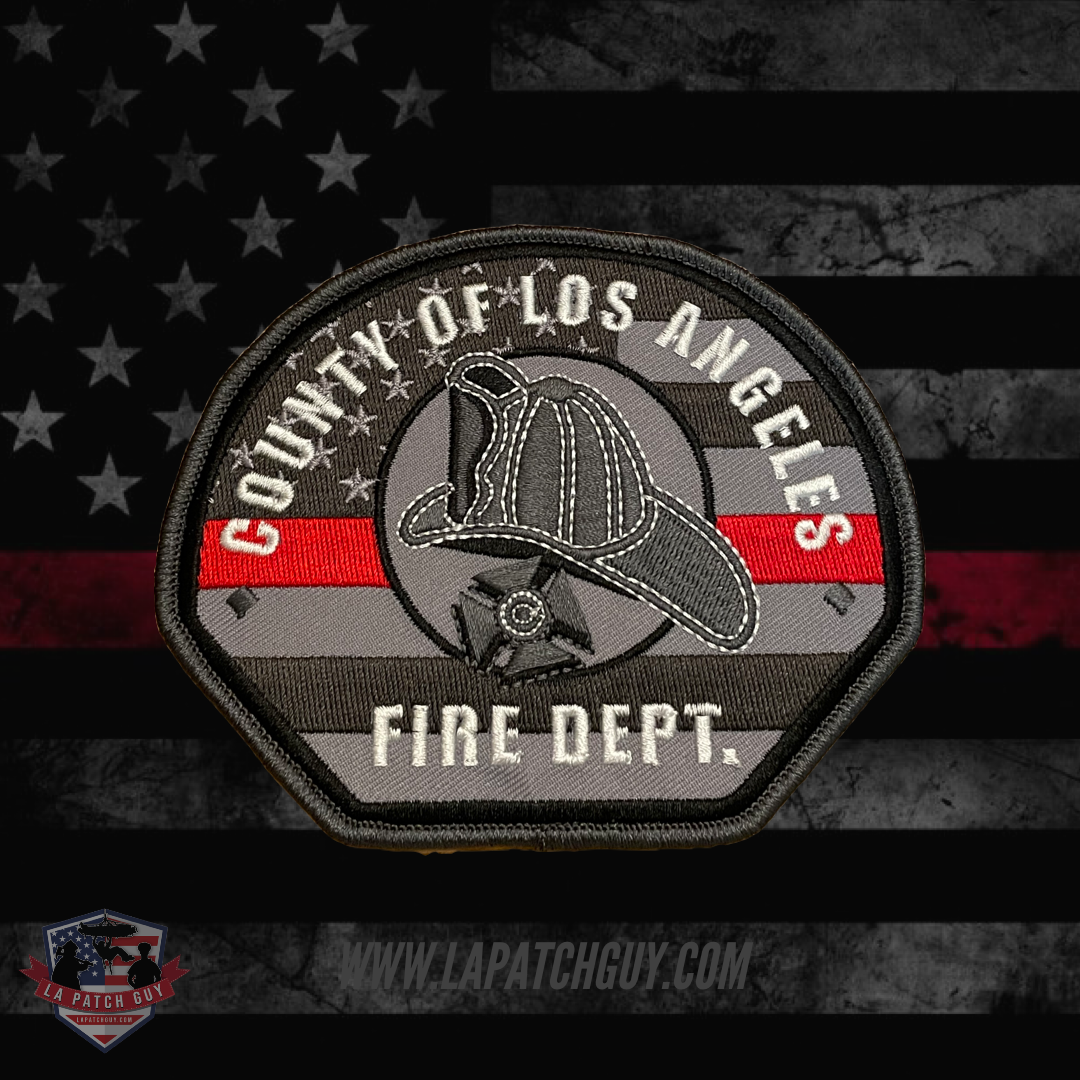 LACoFD Thin Red Line Embroidery Patch