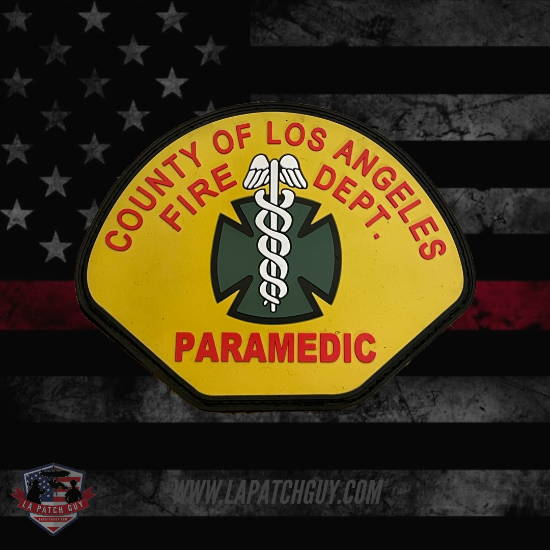 LACoFD Paramedic PVC Patch – LA Patch Guy