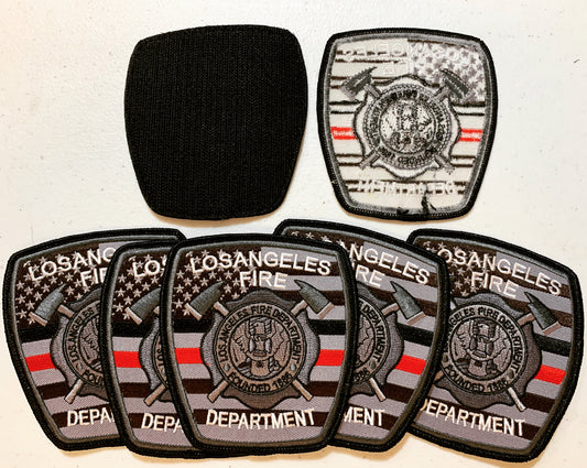 LAFD Thin Red Line Embroidery Patch